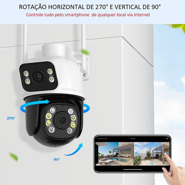 Câmera de Segurança com Wifi + A Prova D'água com Infravermelho- Promoção de Setembro