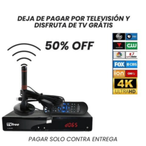 ANTENNA HDTV 4K / +12 mil canais 📡